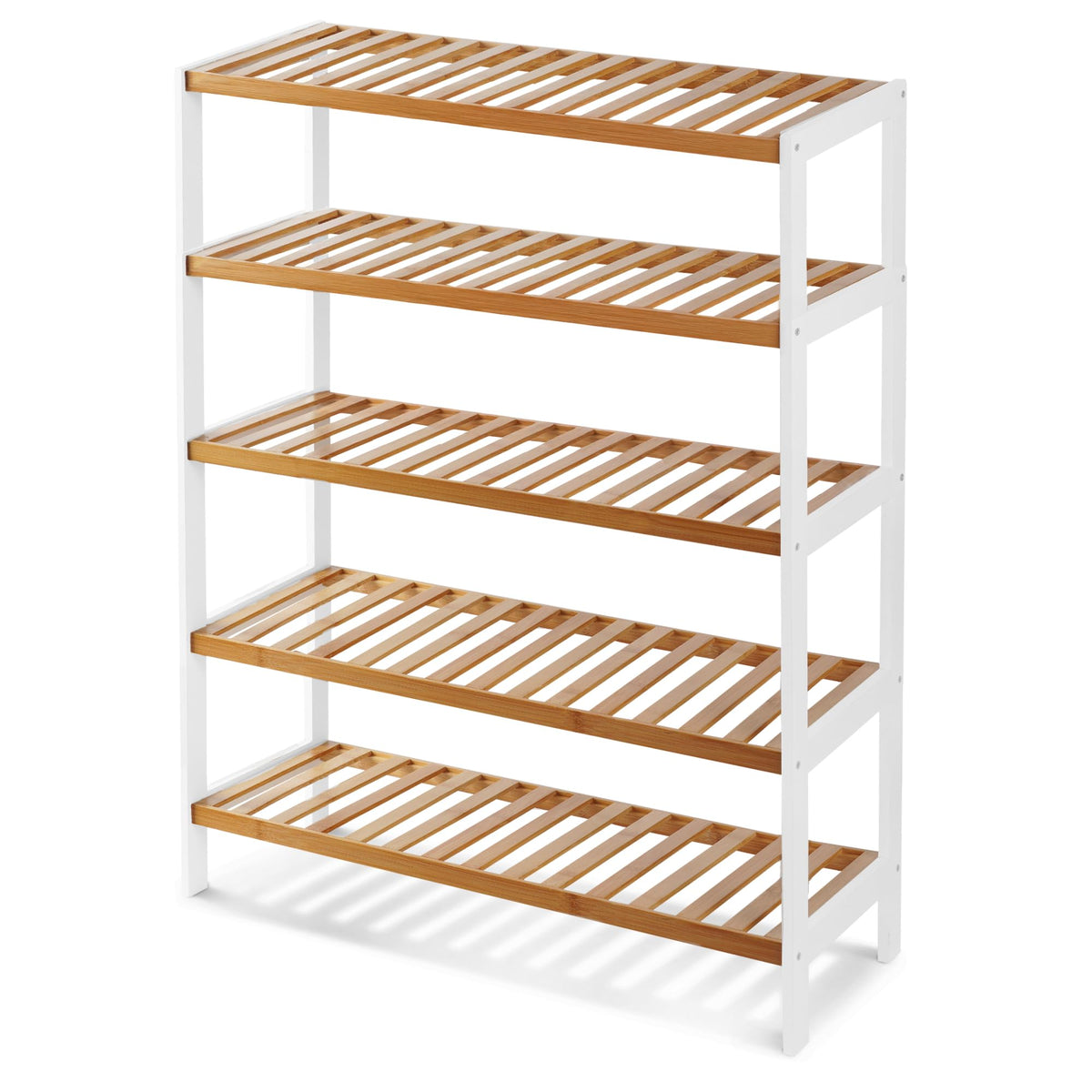3-Tier Bamboo Shoe Rack – Wooden Shoe Storage Organiser