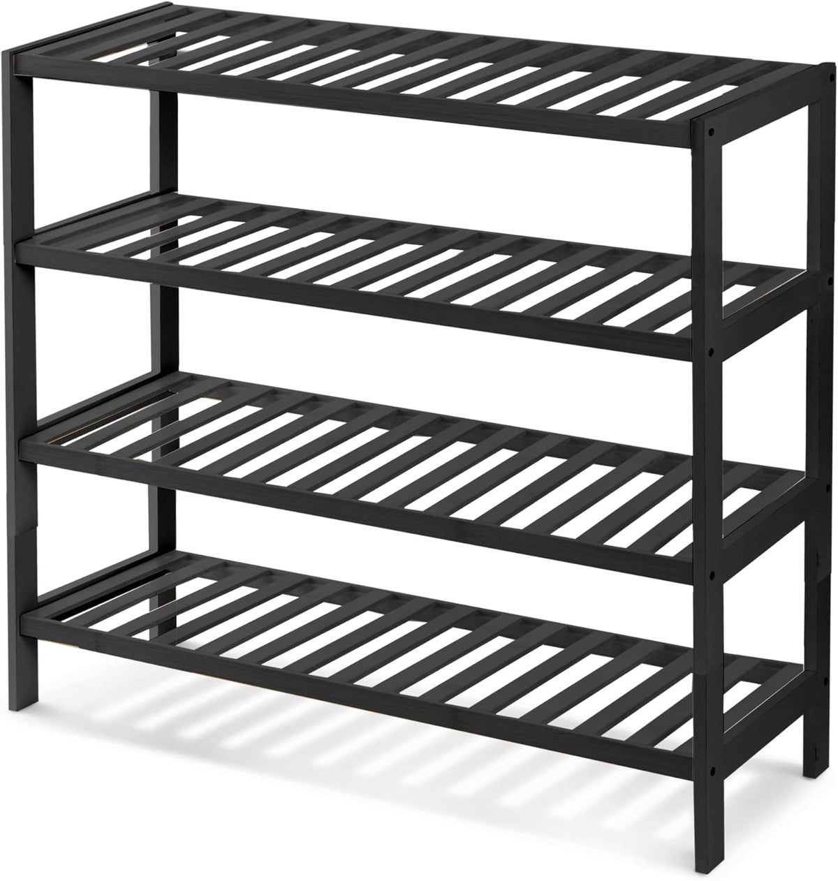 3-Tier Bamboo Shoe Rack – Wooden Shoe Storage Organiser