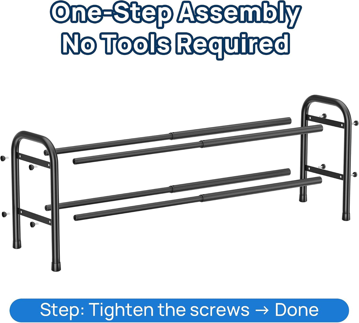 Expandable 3-Tier Shoe Rack – Adjustable Shoe Storage Organiser