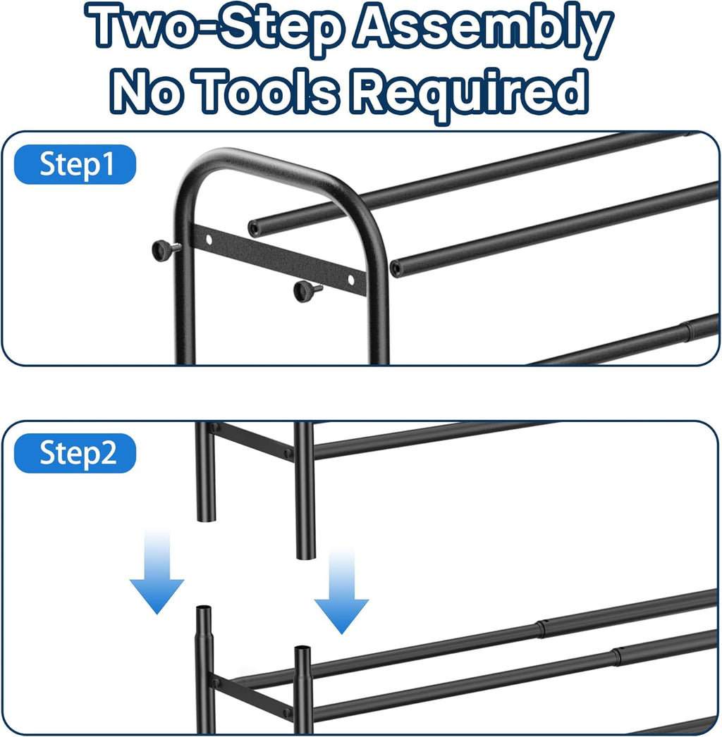 Expandable 3-Tier Shoe Rack – Adjustable Shoe Storage Organiser