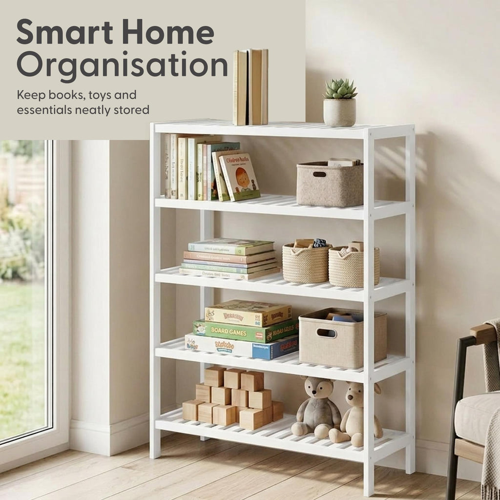 3-Tier Bamboo Shoe Rack – Wooden Shoe Storage Organiser