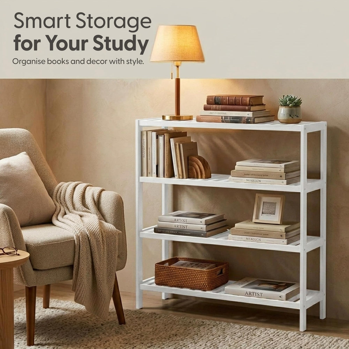 3-Tier Bamboo Shoe Rack – Wooden Shoe Storage Organiser